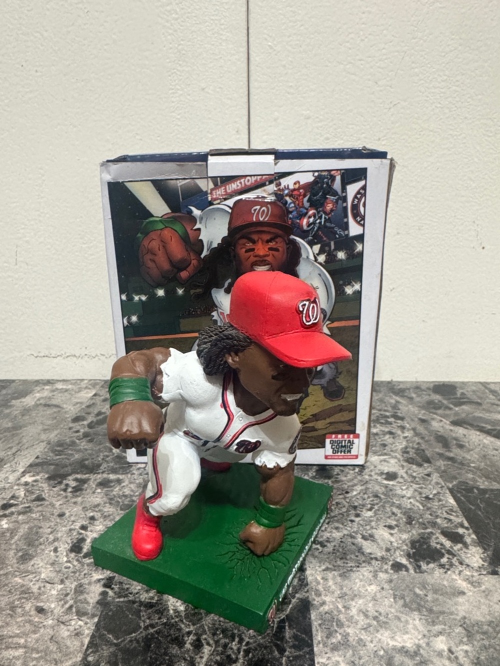 The Unstoppable Josh Bell Bobblehead MARVEL Hulk Nationals SGA 2022